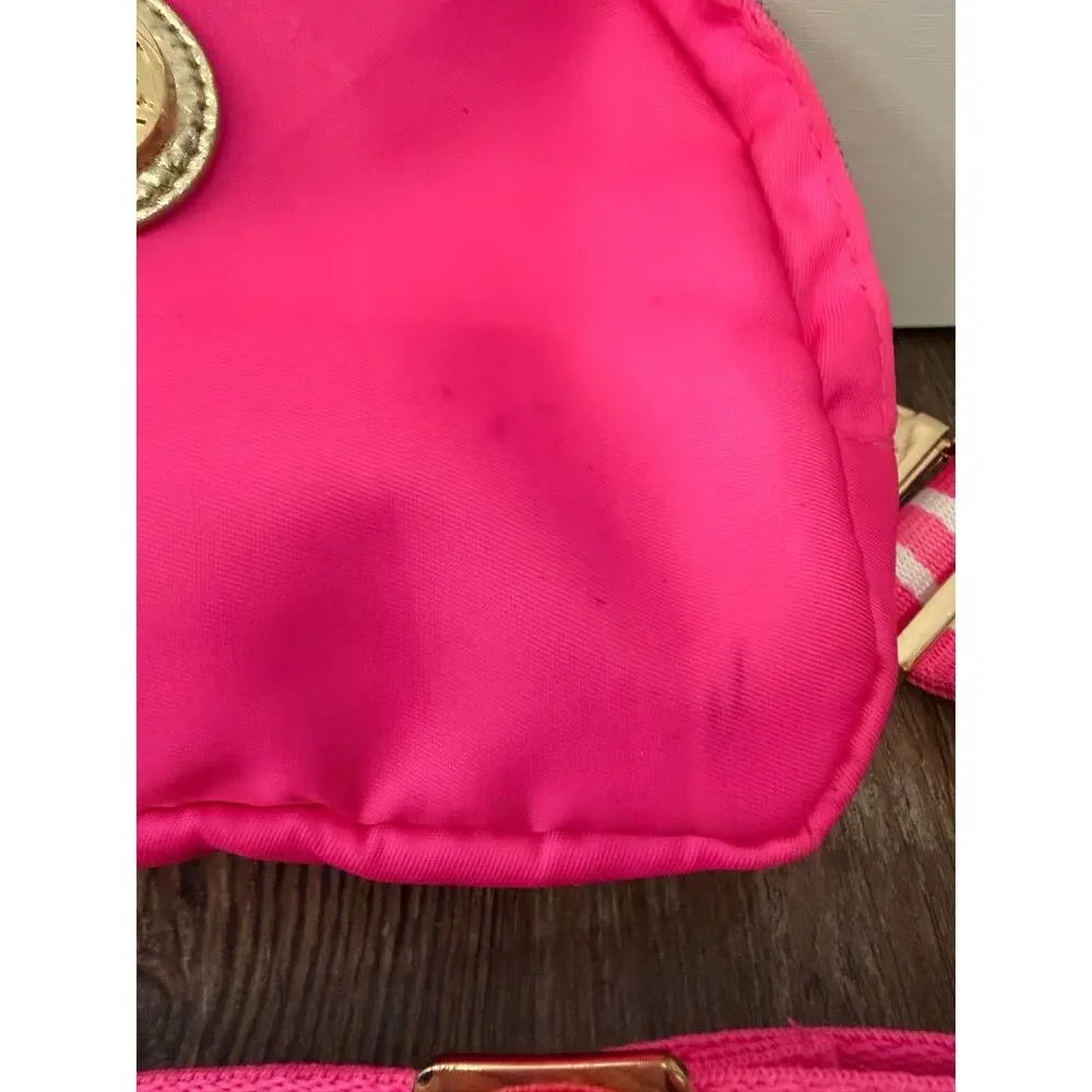Lilly Pulitzer Jeanie Belt Bag in Mystique Pink with gold hardware GUC